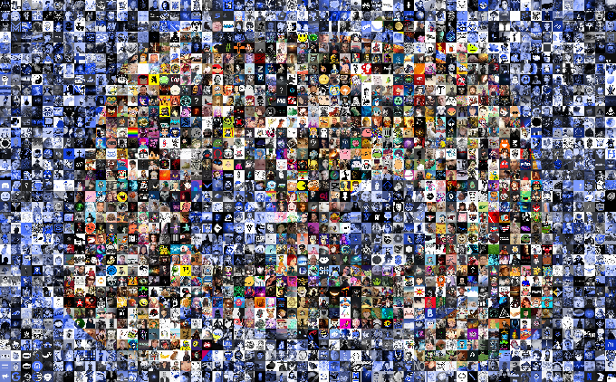 A mosaic of some of the thousands of achievement hunters on the 100Pals Discord